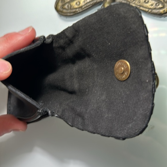 We The Free Boone Black Leather Pouch with Clip - Picture 8 of 9